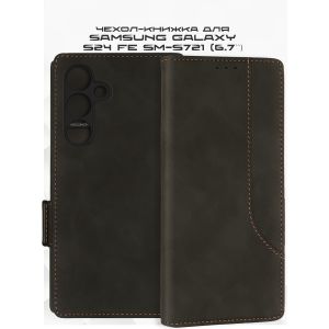 Чехол-книжка для Samsung Galaxy S24 FE S721 (черный) MSCase