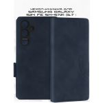 Чехол-книжка для Samsung Galaxy S24 FE S721 (темно-синий) MSCase