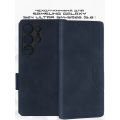 Чехол-книжка для Samsung Galaxy S24 Ultra S928 (темно-синий) MSCase
