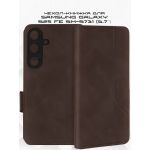 Чехол-книжка для Samsung Galaxy S25 FE S731 (коричневый) MSCase