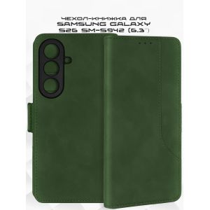 Чехол-книжка для Samsung Galaxy S26 S942 (зеленый) MSCase