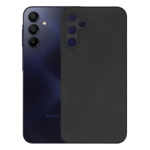 Чехол-накладка силиконовый для Samsung Galaxy A15 A155 (черный) MatteCover
