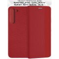 Чехол-книжка для Samsung Galaxy S23+ S916 (красный) New Case