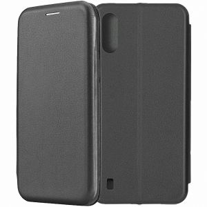 Чехол-книжка для Samsung Galaxy A01 A015 (черный) Fashion Case