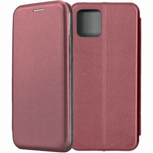 Чехол-книжка для Samsung Galaxy A03 A035 (темно-красный) Fashion Case