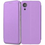 Чехол-книжка для Samsung Galaxy A03 Core A032 (фиолетовый) Fashion Case
