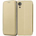 Чехол-книжка для Samsung Galaxy A03 Core A032 (золотистый) Fashion Case