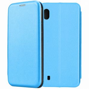 Чехол-книжка для Samsung Galaxy A10 A105 (голубой) Fashion Case