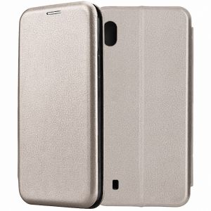 Чехол-книжка для Samsung Galaxy A10 A105 (серый) Fashion Case
