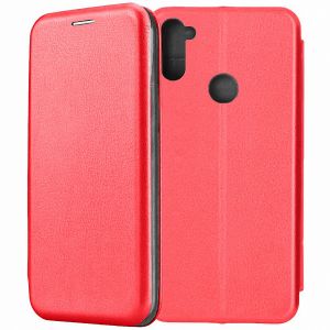 Чехол-книжка для Samsung Galaxy A11 A115 (красный) Fashion Case