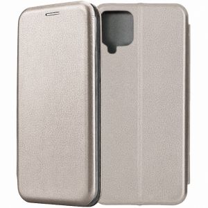Чехол-книжка для Samsung Galaxy A12 A125 / A127 (серый) Fashion Case