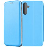 Чехол-книжка для Samsung Galaxy A15 A155 (голубой) Fashion Case