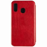 Чехол-книжка для Samsung Galaxy A20 A205 (красный) Retro Case