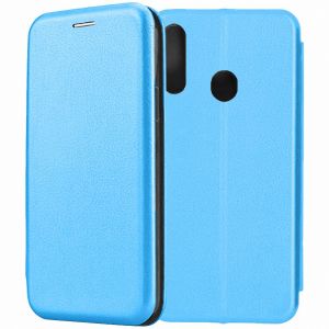 Чехол-книжка для Samsung Galaxy A20s A207 (голубой) Fashion Case
