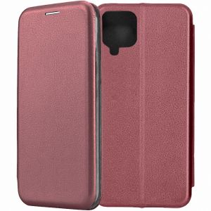 Чехол-книжка для Samsung Galaxy A22 A225 (темно-красный) Fashion Case