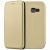 Чехол-книжка для Samsung Galaxy A3 (2017) A320 (золотистый) Fashion Case