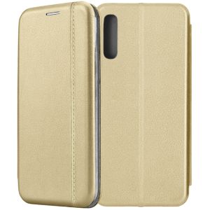 Чехол-книжка для Samsung Galaxy A50 A505 (золотистый) Retro Case