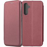 Чехол-книжка для Samsung Galaxy A34 5G A346 (темно-красный) Fashion Case