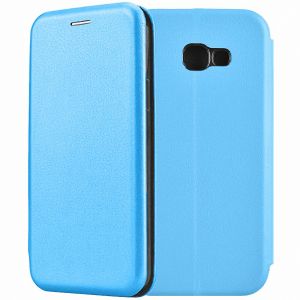 Чехол-книжка для Samsung Galaxy A5 (2017) A520 (голубой) Fashion Case
