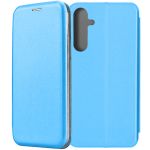 Чехол-книжка для Samsung Galaxy A55 5G A556 (голубой) Fashion Case