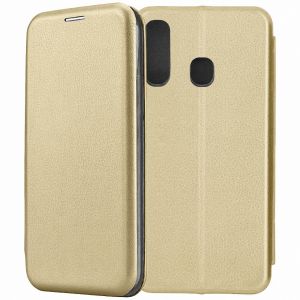 Чехол-книжка для Samsung Galaxy A60 A6060 (золотистый) Fashion Case