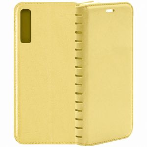 Чехол-книжка для Samsung Galaxy A7 (2018) A750 (золотистый) Book Case