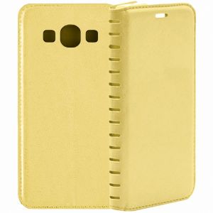 Чехол-книжка для Samsung Galaxy A7 A700 (золотистый) Book Case