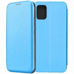 Чехол-книжка для Samsung Galaxy A71 A715 (голубой) Fashion Case