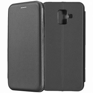 Чехол-книжка для Samsung Galaxy A6 (2018) A600 (черный) Fashion Case