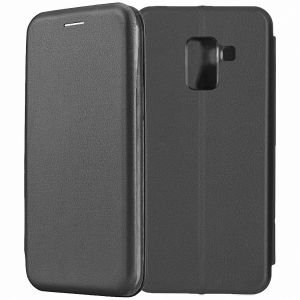Чехол-книжка для Samsung Galaxy A8 (2018) A530 (черный) Fashion Case