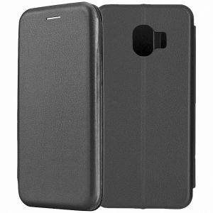 Чехол-книжка для Samsung Galaxy J2 (2018) J250 (черный) Fashion Case