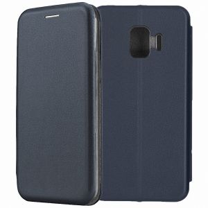 Чехол-книжка для Samsung Galaxy J2 core J260 (темно-синий) Fashion Case