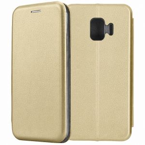 Чехол-книжка для Samsung Galaxy J2 core J260 (золотистый) Fashion Case