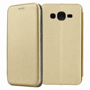 Чехол-книжка для Samsung Galaxy J2 Prime G532 (золотистый) Fashion Case