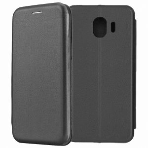 Чехол-книжка для Samsung Galaxy J4 (2018) J400 (черный) Fashion Case