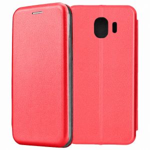 Чехол-книжка для Samsung Galaxy J4 (2018) J400 (красный) Fashion Case