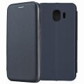 Чехол-книжка для Samsung Galaxy J4 (2018) J400 (темно-синий) Fashion Case