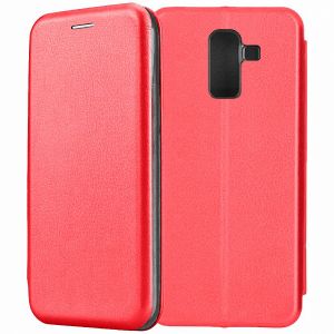 Чехол-книжка для Samsung Galaxy J8 J810 (красный) Fashion Case