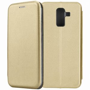 Чехол-книжка для Samsung Galaxy J8 J810 (золотистый) Fashion Case