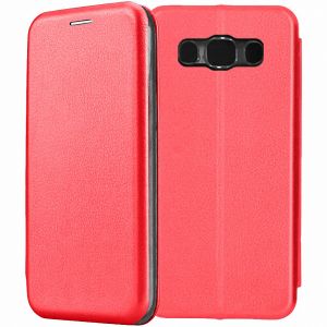 Чехол-книжка для Samsung Galaxy J7 (2016) J710 (красный) Fashion Case