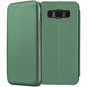 Чехол-книжка для Samsung Galaxy J7 (2016) J710 (зеленый) Fashion Case