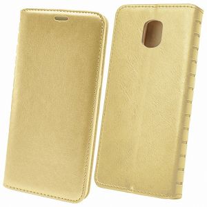 Чехол-книжка для Samsung Galaxy J7 (2017) J730 (золотистый) Book Case