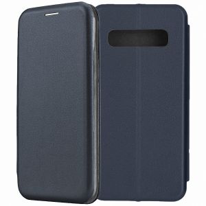 Чехол-книжка для Samsung Galaxy S10 G973 (темно-синий) Fashion Case