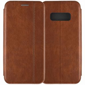 Чехол-книжка для Samsung Galaxy S10e G970 (коричневый) Retro Case