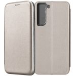 Чехол-книжка для Samsung Galaxy S21 FE G990 (серый) Fashion Case