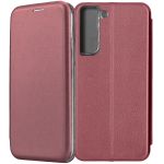 Чехол-книжка для Samsung Galaxy S21 FE G990 (темно-красный) Fashion Case