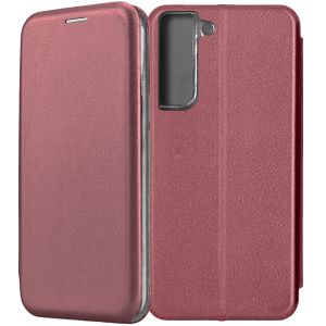 Чехол-книжка для Samsung Galaxy S21 FE G990 (темно-красный) Fashion Case