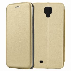 Чехол-книжка для Samsung Galaxy S4 I9500 (золотистый) Fashion Case