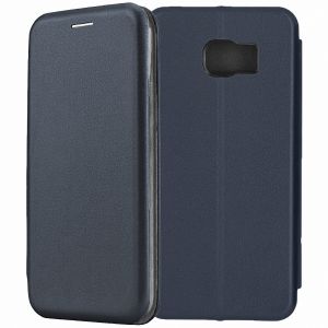 Чехол-книжка для Samsung Galaxy S6 G920F (темно-синий) Fashion Case