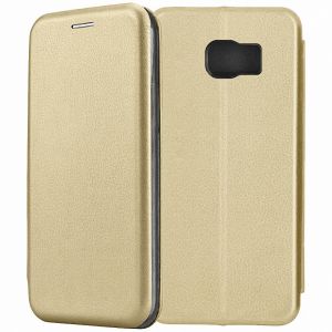 Чехол-книжка для Samsung Galaxy S6 G920F (золотистый) Fashion Case